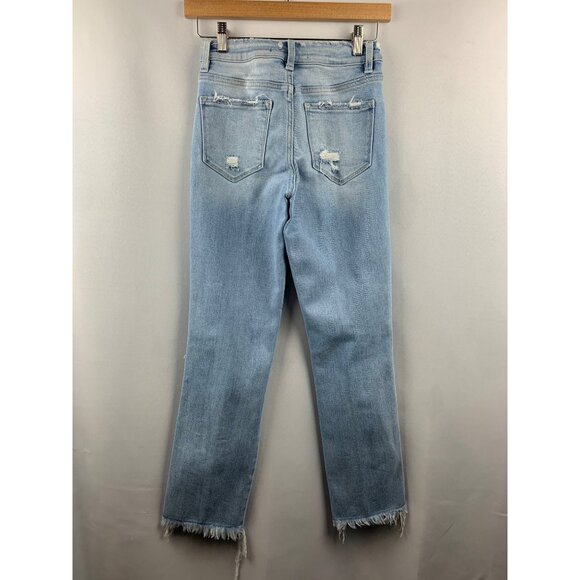 Women's Flying Monkey Blue Ripped Jeans Size 24 - Picture 4 of 6